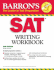 Barron's Sat Writing Workbook (Barron's Writing Workbook for the New Sat)