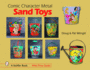 Comic Character Metal Sand Toys