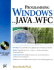 Programming Windows With Java and Wfc