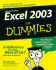 Excel 2003 for Dummies