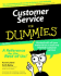 Customer Service for Dummies (for Dummies)