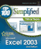 Excel 2003 Top 100 Simplified Tips and Tricks (Top 100 Simplified Tips & Tricks)