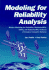 Modeling for Reliability Analysis: Markov Modeling for Reliability, Maintainability, Safety, and Supportability Analyses of Complex Computer Systems [Ieee Press Series on Engineering of Complex Computer Systems]