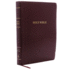 Kjv, Reference Bible, Giant Print, Leather-Look, Burgundy, Red Letter Edition