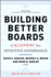 Building Better Boards a Blueprint for Effective Governance 188 Jb Us Nonfranchise Leadership