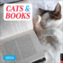 Cats & Books 2024 Wall Calendar