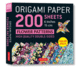 Origami Paper 200 Sheets Flower Patterns 6 (15 CM): Double Sided Origami Sheets Printed with 12 Different Designs (Instructions for 6 Projects Included)