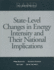 State Level Changes Energy Intensity & National Implications