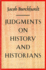 Judgments on History and Historians