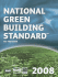 National Green Building Standard (International Code Council Series)