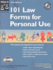 101 Law Forms for Personal Use [With Cdrom]