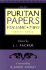 Puritan Papers: 1960-1962