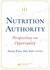 Nutrition Authority: Perspectives on Opportunity