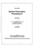 Optical Information Processing II (Proceedings of Spie)