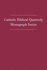 The Creation of Man: Philo and the History of Interpretation (Catholic Biblical Quarterly Monographs: No. 14)