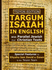 Tsiyon Edition Targum Isaiah in English With Parallel Jewish and Christian Texts