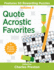 Quote Acrostic Favorites: Features 50 Rewarding Puzzles