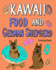 Kawaii Food and German Shepherd Coloring Book