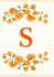 S: Monogram Initial S Notebook: S Journal, Flowers Journal, Letter S Notebook