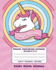 Primary Composition Notebook Grades K-2: Picture Drawing and Dash Mid Line Hand Writing Paper-Cute Magic Unicorn Design