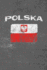 Polska: Polish Flag Notebook Or Journal, 150 Page Lined Blank Journal Notebook for Journaling, Notes, Ideas, and Thoughts