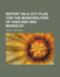 Report on a City Plan for the Municipalities of Oakland & Berkeley