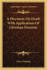 A Discourse on Death With Applications of Christian Doctrine