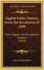 English Public Finance, From the Revolution of 1688: With Chapters on the Bank of England (1920)