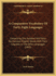 A Comparative Vocabulary of Forty-Eight Languages: Comprising One Hundred and Forty-Six Common English Words, With Their Cognates in the Other Languages (1865)