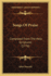 Songs Of Praise: Composed From The Holy Scriptures (1776)