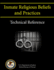Inmate Religious Beliefs and Practices-Technical Reference