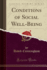 Conditions of Social Wellbeing Classic Reprint