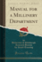 Manual for a Millinery Department Classic Reprint