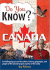 Do You Know Canada? : a Challenging Quiz on the Culture, History, Geography, and People of the Second Largest Country in the World