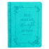 Christian Art Gifts Classic Handy-Sized Journal Strength and Dignity Proverbs 31 Woman Bible Verse Inspirational Scripture Notebook W/Ribbon, Faux Leather Flexcover 240 Ruled Pages, 5.7 X 7, Teal