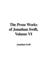 The Prose Works of Jonathan Swift VI