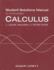 Student Solutions Manual for Calculus Multivariable