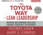 Toyota Way to Lean Leadership, the Format: Audiocd