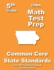 Iowa 5th Grade Math Test Prep: Common Core Learning Standards