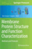 Membrane Protein Structure and Function Characterization: Methods and Protocols