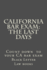 California Bar Exam: The Last days