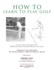 How to Learn to Play Golf a Lesson Plan Developed From Bedrock Physical and Mechanical Certainties