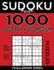 Sudoku Book 1,000 Puzzles, 500 Easy and 500 Medium: Sudoku Puzzle Book with Two Levels of Difficulty to Improve Your Game