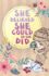 She Believed She Could So She Did, Baby and Cat Notebook (Composition Book Journal ): Inspirational Quotes Journal Notebook, Dot Grid (110 Pages, 5.5x8.5")