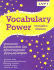 Vocabulary Power Teacher's Manual, Level 1: Lessons for Students Who Use African American Vernacular English