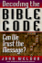 Decoding the Bible Code