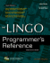 The Lingo Programmer's Reference