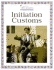 Initiation Customs