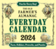 The 2024 Old Farmer's Almanac Everyday Calendar Format: Paperback