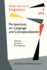 Perspectives on Language and Conceptualization